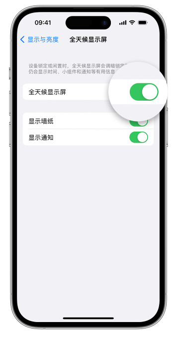 宝安苹果14维修店分享如何自定义 iPhone 14 Pro 常亮显示屏 