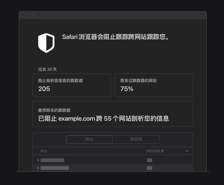 宝安苹果手机维修分享如何在 Safari 浏览器中查看和打开隐私报告 